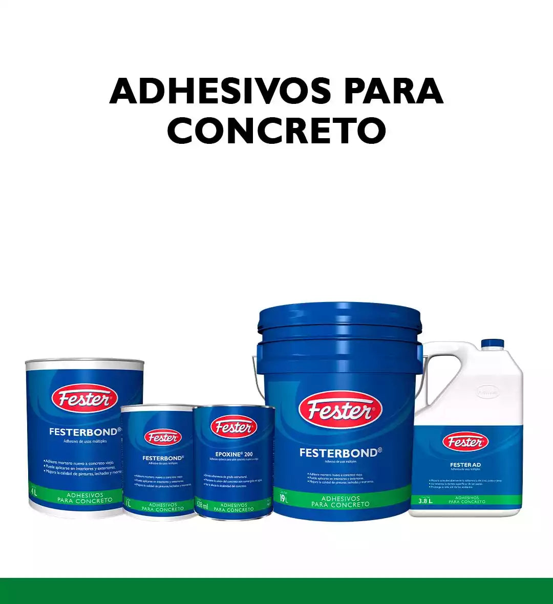 ADHESIVOS PARA CONCRETO