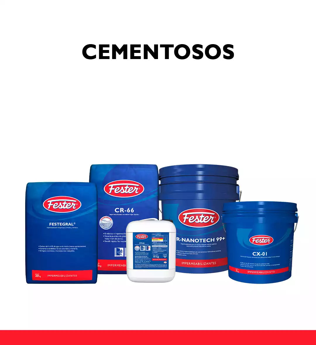 IMPERMEABILIZANTES CEMENTOSO