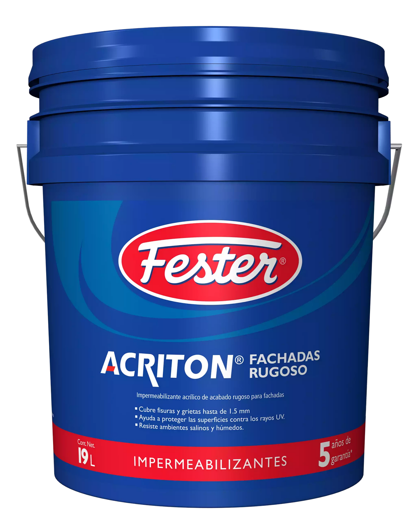 FESTER ACRITON FACHADAS RUGOSO BLANCO 19 L