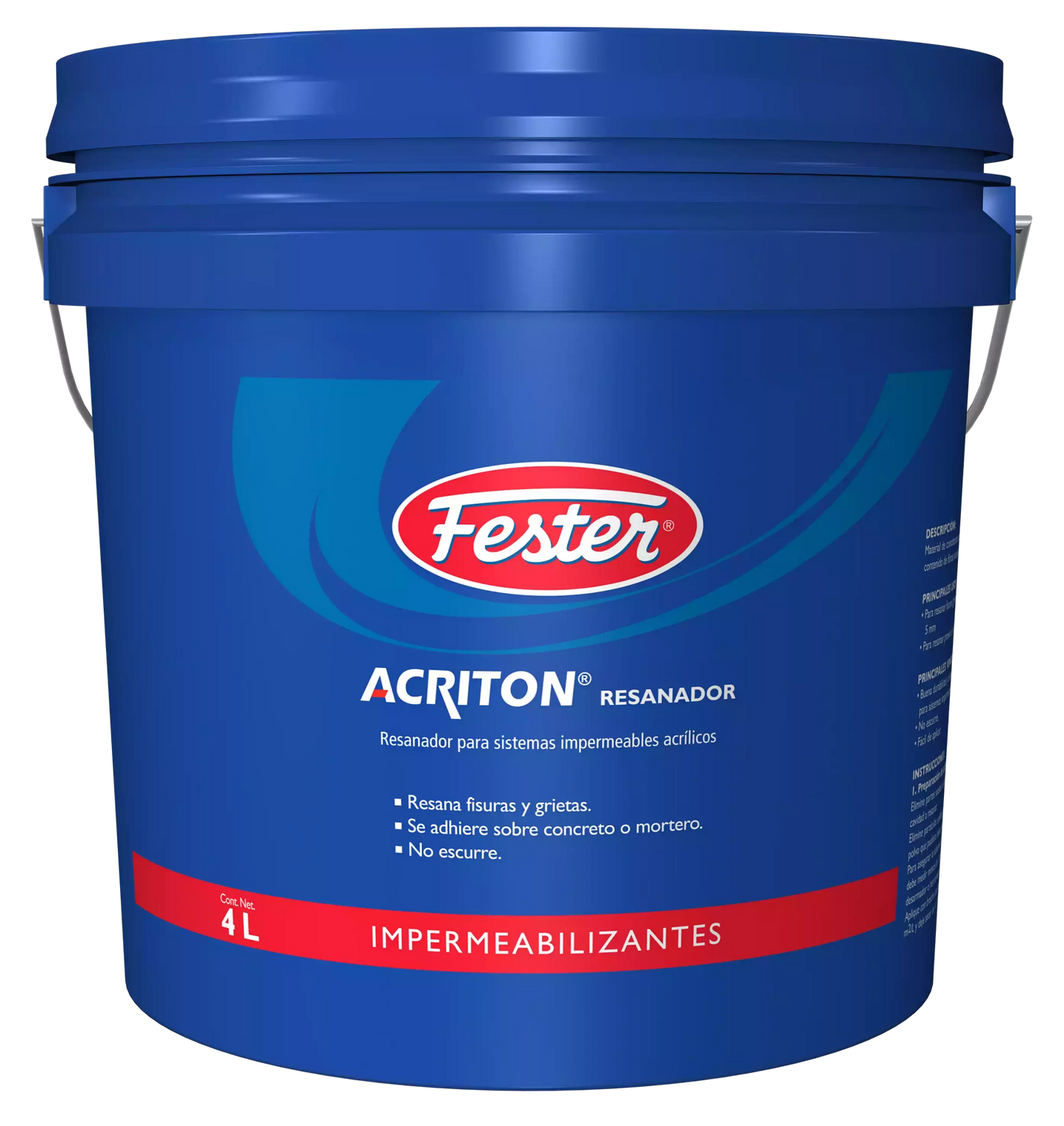 FESTER ACRITON RESANADOR ACRILICO 4 L