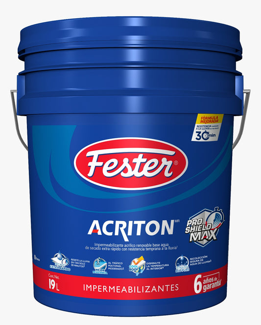 FESTER ACRITON PRO SHIELD MAX 6 AÑOS BLANCO 19 L