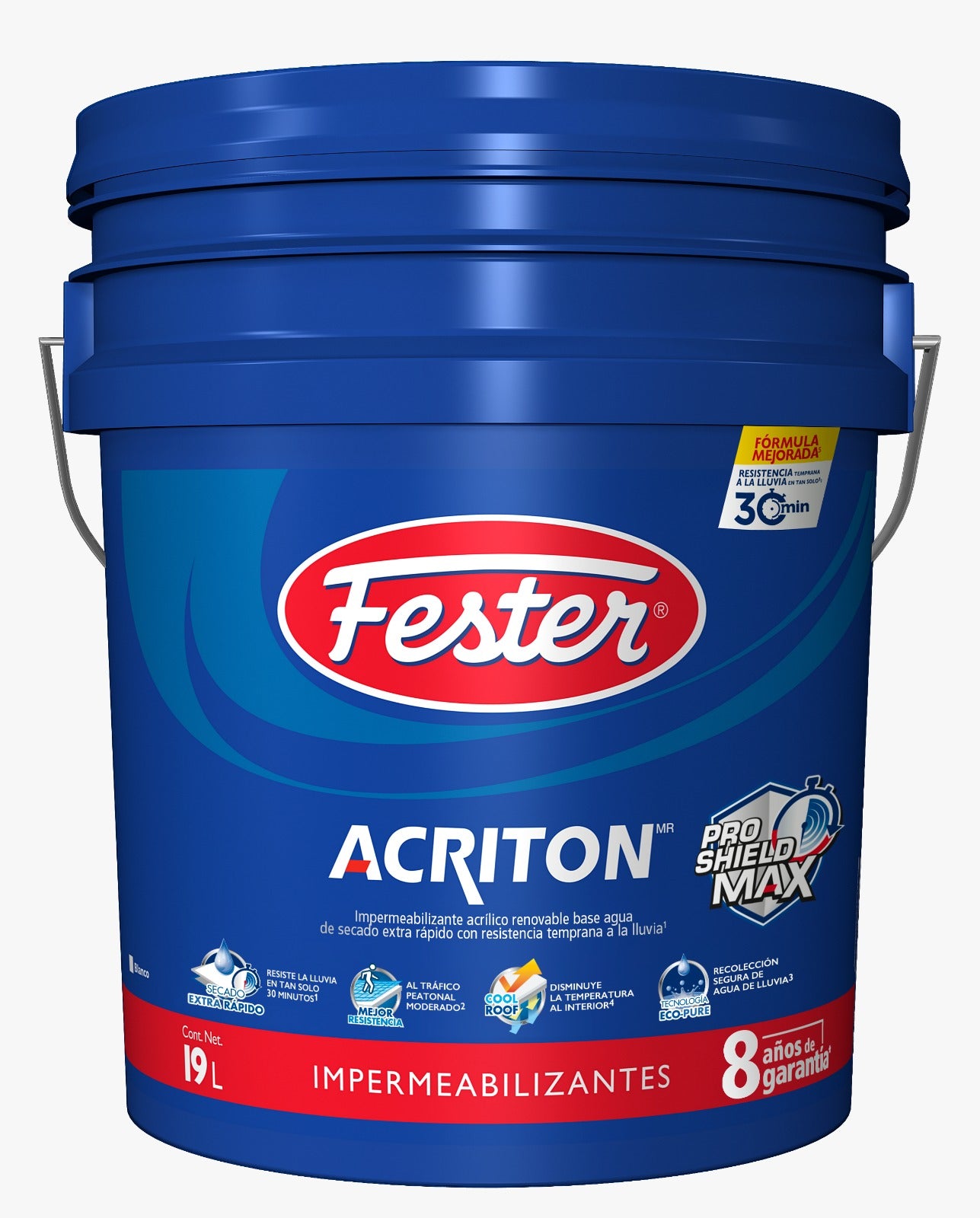 FESTER ACRITON PRO SHIELD MAX 8 AÑOS BLANCO 19 L